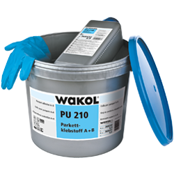 WAKOL PU 210 Клей для паркета, 6,0 кг A-комп.
